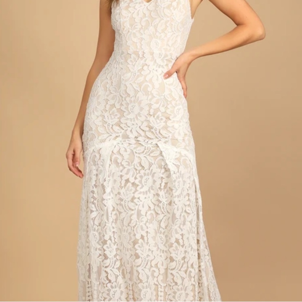 Lulu’s Boho Wedding Dress NWT